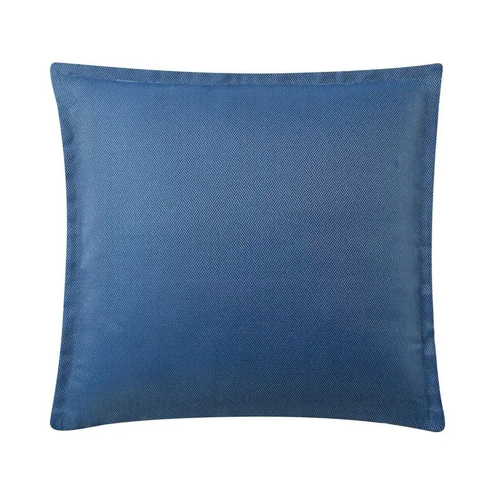 NIP Rose Tree Ardenelle 26 x 26 Euro Sham White with Blue Embroidery